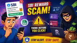 SBI Fake Message Reward Points Fraud