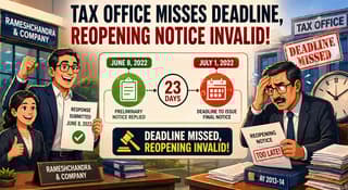 Income Tax Reassessment Cancelled Due to Late Notice