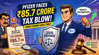 Pfizer Faces RS 85.7 Crore Income Tax Blow, Vows Strong Legal Fight Amid Income Tax Scrutiny