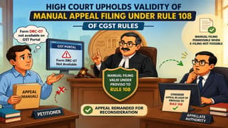 GST: Bombay High Court Upholds Validity of Manual Appeal