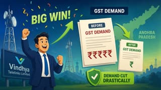 Big Win for Vindhya Telelinks Limited: GST Demand of Rs. 4,996 confirmed against Rs. 3.62 Cr