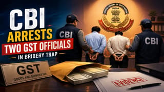 CBI Arrests GST Superintendent and Inspector in Bribery Case 
