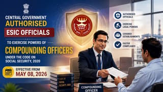Centre Empowers ESIC Officials as Compounding Officers Under Social Security Code, 2020