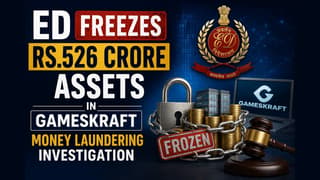 ED Freezes Rs.526 Crore Assets in Gameskraft Money Laundering Investigation