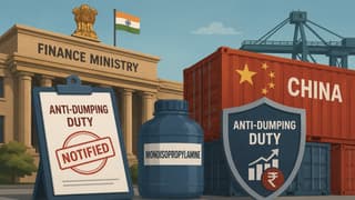 Finance Ministry Notifies Anti-Dumping Duty on Chinese Monoisopropylamine