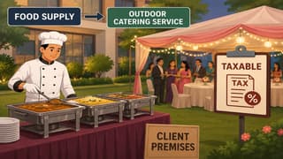Food Supply at Client Premises Taxable as Outdoor Catering Service
