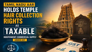 GST Applicable on Commercial Temple Hair Collection Licences, Holds AAR