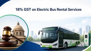GST Ruling Electric Bus Rental 18%