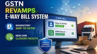 GSTN Revamps E-Way Bill System: Mandatory Ship-To GSTIN and New EWB Closure Facility Introduced