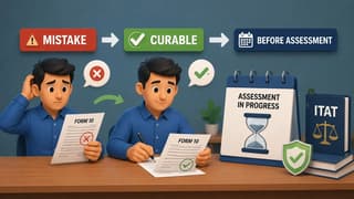 Genuine Mistake in Form 10 Curable Before Assessment Completion: ITAT