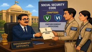 Government Appoints Officers for Enforcement of Social Security Code Provisions (Chapters V & VI)