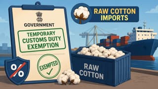 Government Grants Temporary Customs Duty Exemption on Raw Cotton Imports