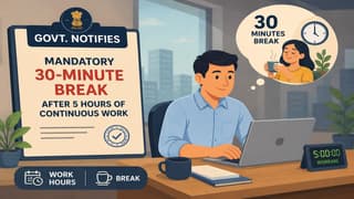 Govt Notifies Mandatory 30-Minute Break After 5 Hours of Continuous Work