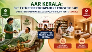Ayurvedic Healthcare Services to Inpatients Entitled for GST Exemption: AAR Kerala