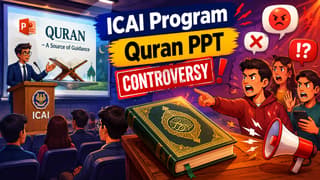 ICAI Program With PPT Based on Quran Sparks Online Controversy