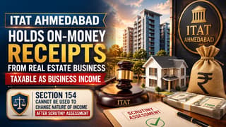 ITAT Ahmedabad Holds On-Money Receipts from Real Estate Business Taxable as Business Income