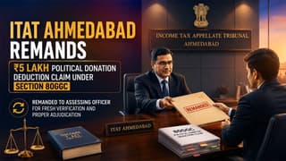 ITAT Remands Section 80GGC Political Donation Case for Fresh Verification