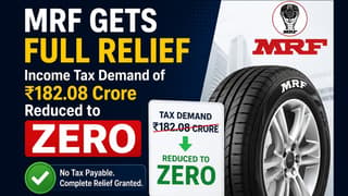 MRF Gets Full Relief as Rs. 182.08 Crore Income Tax Demand Reduced to Nil
