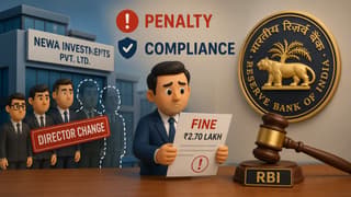 Newa Investments Penalised by RBI Over Director Change Without Approval