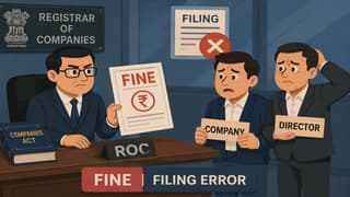 ROC Fines Company and Director Over Filing Error Under Companies Act