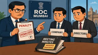 ROC Mumbai Penalises Company, Directors for Improper Maintenance of Meeting Minutes
