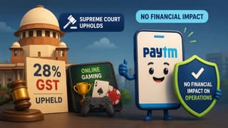 SC Upholds 28% GST on Online Gaming, Paytm Says No Financial Impact on Operations