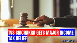 Income Tax Demand of Rs. 29.47 Cr of TVS Srichakra Reduced to Rs. 3.11 Cr