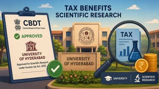 CBDT Approves University of Hyderabad for Scientific Research Tax Benefits Under Income-tax Act, 2025