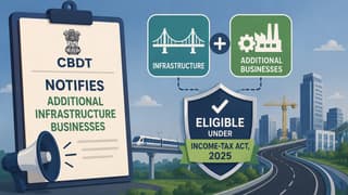 CBDT Notifies Additional Infrastructure Businesses as Eligible Under Income-tax Act, 2025