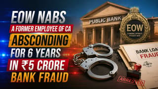 EOW Nabs a Former Employee of CA Absconding for 6 Years in Rs 5 Crore Bank Fraud