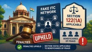 Gauhati HC Upholds Penalties on Alleged Fake ITC Network; Section 122(1A) Applicable to Beneficiaries of Fraud