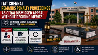 ITAT Remands Section 270A Penalty Appeal, Holds CIT(A) Must Decide Matter on Merits Instead of Dismissing for Non-Prosecution
