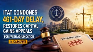 ITAT Condones 461-Day Delay, Restores Capital Gains Appeals for Fresh Adjudication in JDA Dispute