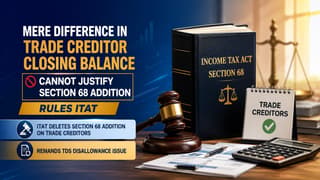 Mere Difference in Trade Creditor Closing Balance Cannot Justify Section 68 Addition When Purchases Are Accepted, Rules ITAT