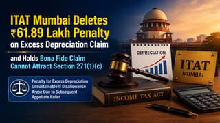 ITAT Deletes Penalty on Excess Depreciation Claim, Holds Bona Fide Claim Cannot Attract Section 271(1)(c)