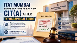 ITAT Mumbai Sends Tax Appeal Back to CIT(A) After Typographical Error