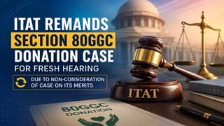 ITAT Remands Section 80GGC Donation Case for Fresh Hearing Due to Non-Consideration of Case on Its Merits