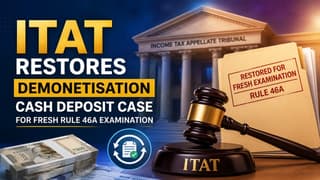 ITAT Restores Demonetisation Cash Deposit Case for Fresh Rule 46A Examination