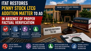 Penny Stock LTCG Exemption of Rs. 1.41 Crore Under Scanner; ITAT Orders Fresh Verification After Finding Discrepancies in Share Transaction Records