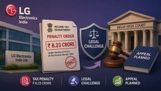LG Electronics India Faces Rs 8.23 Crore Tax Penalty, Plans Legal Challenge