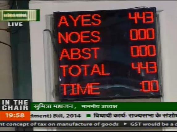 Gst Bill Passed In Lok Sabha