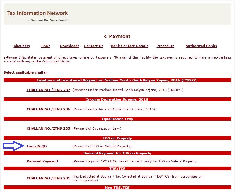 tds on sale of property