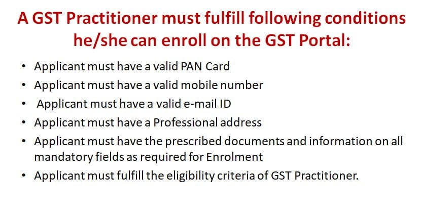 Who is a GST Practitioner | How to Register as a GST Practitioner
