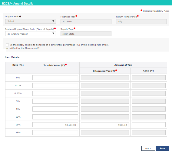 How To Amend B2C Invoice To B2B In GSTR1