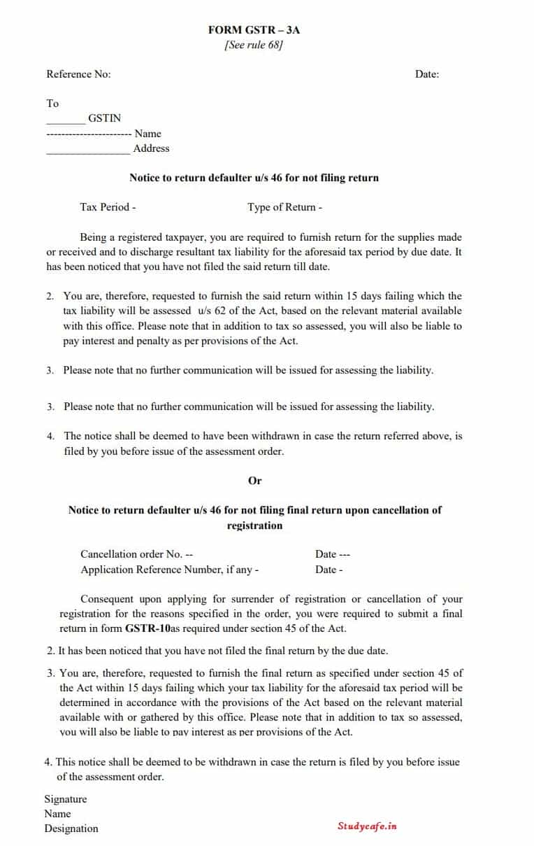 SOP for Non filers of GST returns - Understanding CBIC Circular