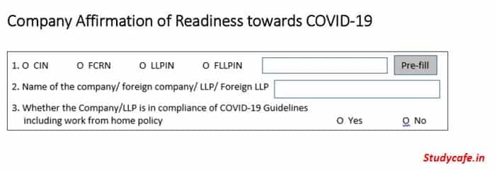 Company Affirmation of Readiness towards COVID-19: Guidelines to fill CAR