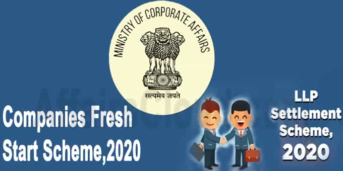 FAQ’s on Company Fresh Start Scheme 2020 issued by the MCA