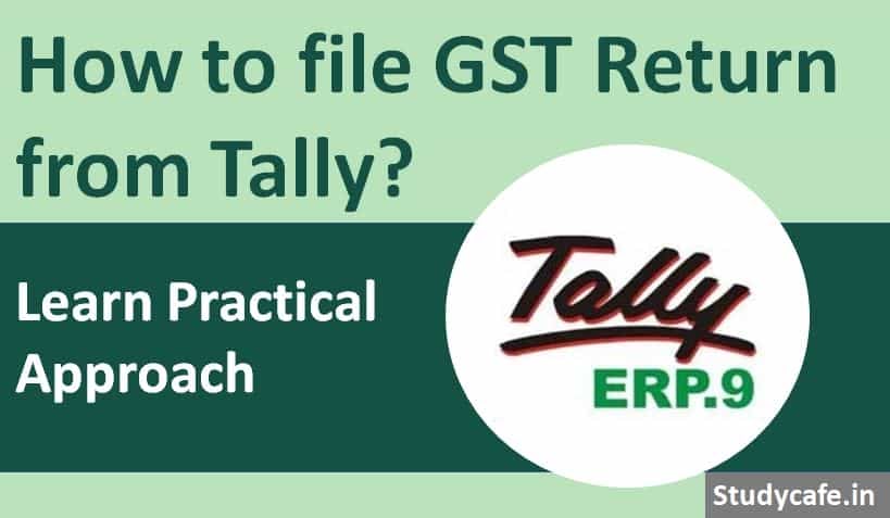 How to file GST Return from Tally