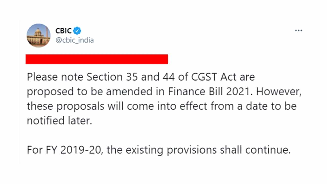 GST Audit Applicable for FY 2019-20 clarifies CBIC