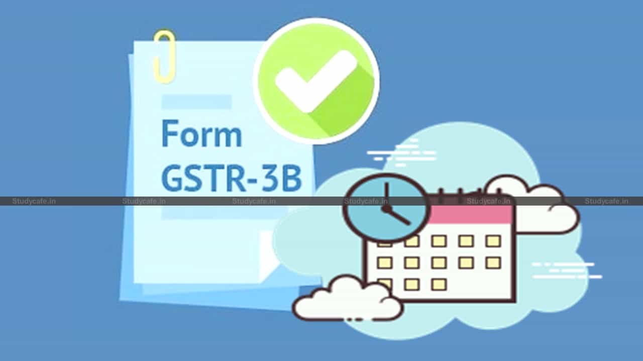 Due dates for filing of Form GSTR-3B from the Tax Period of January, 2021